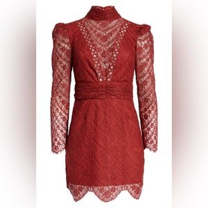 Saylor Celia Lace Long Sleeve Lace Dress